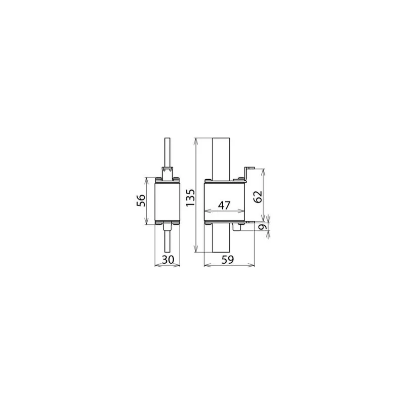 Dehn & Söhne Überspannungsableiter 900271 DEHN SPD VA NH1 280