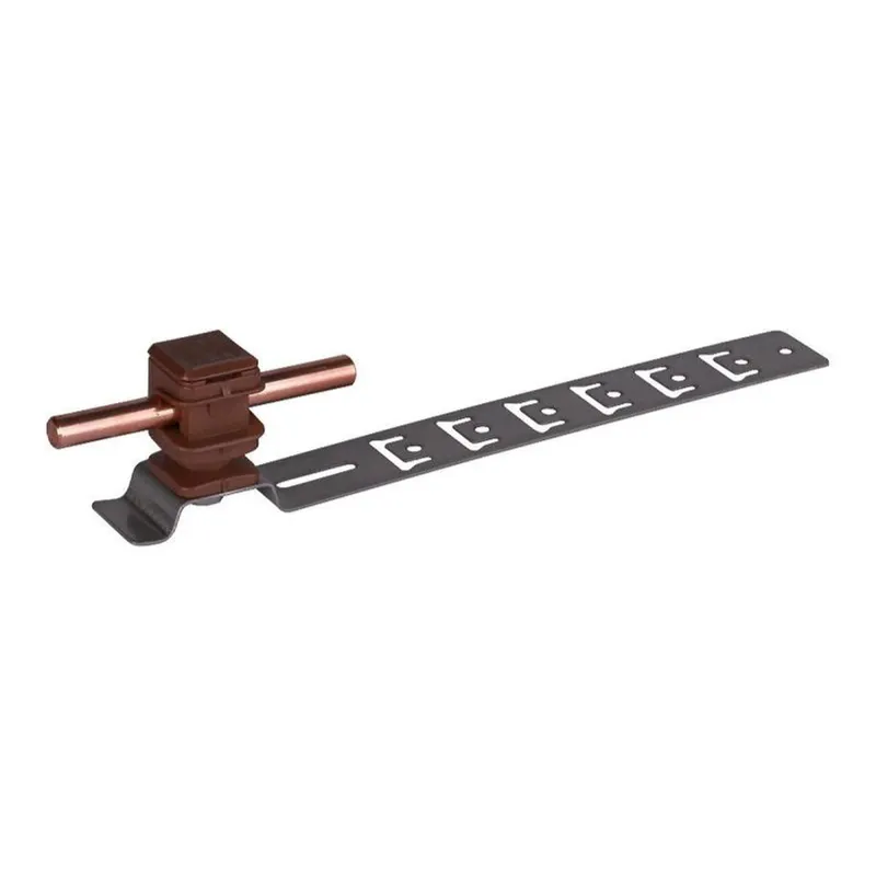 Dehn & Söhne Dachleitungshalter UNIsnap NIRO/K-braun Strebe L 205mm