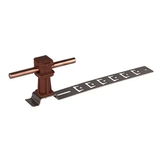 Dehn & Söhne Dachleitungshalter UNIsnap NIRO/K-braun Strebe L 205mm