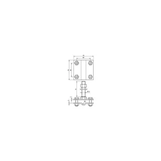 Dehn & Söhne Anschlussklemme 478149 M12 NIRO