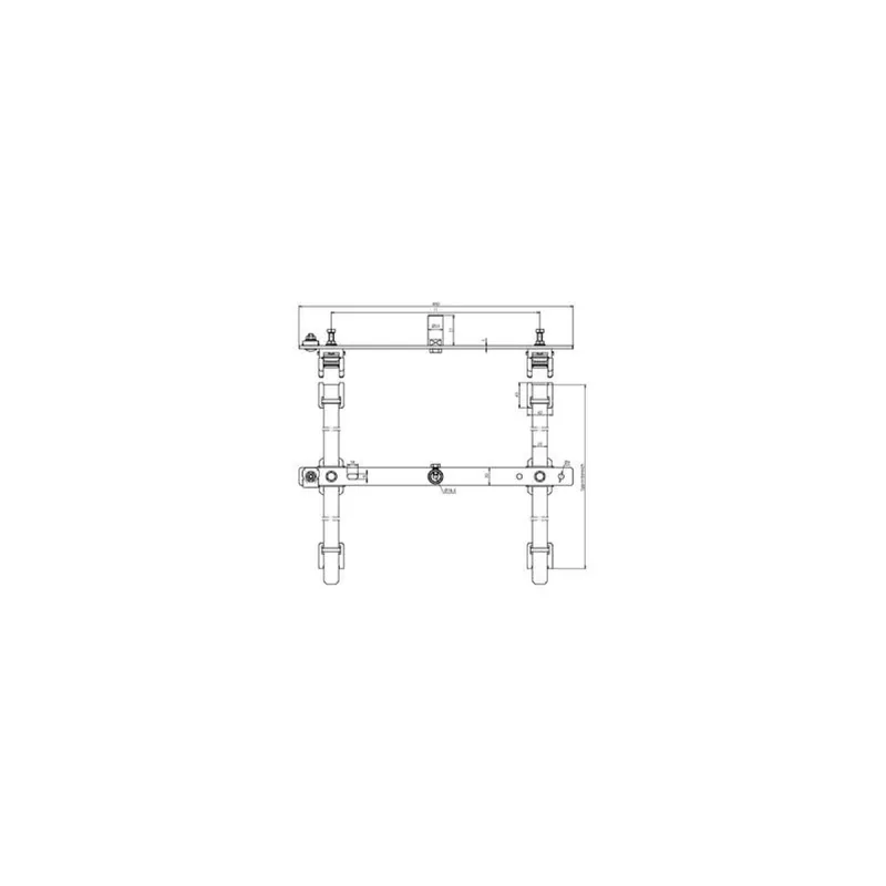 Dehn & Söhne Halter f. Fangeinrichtungen 123116 2fach auf Firstziegel