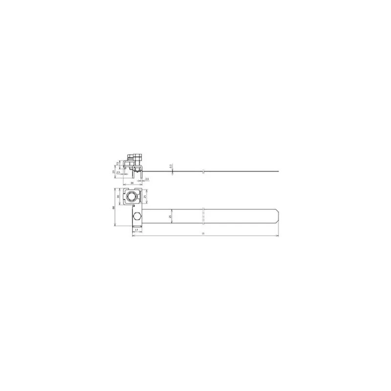 Dehn & Söhne Bandrohrschelle 540104 NIRO f. Rd 6-8/10 od. 4-50qmm GSG