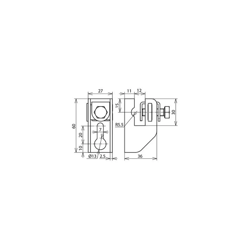 Dehn & Söhne Flachbandhalter 277239