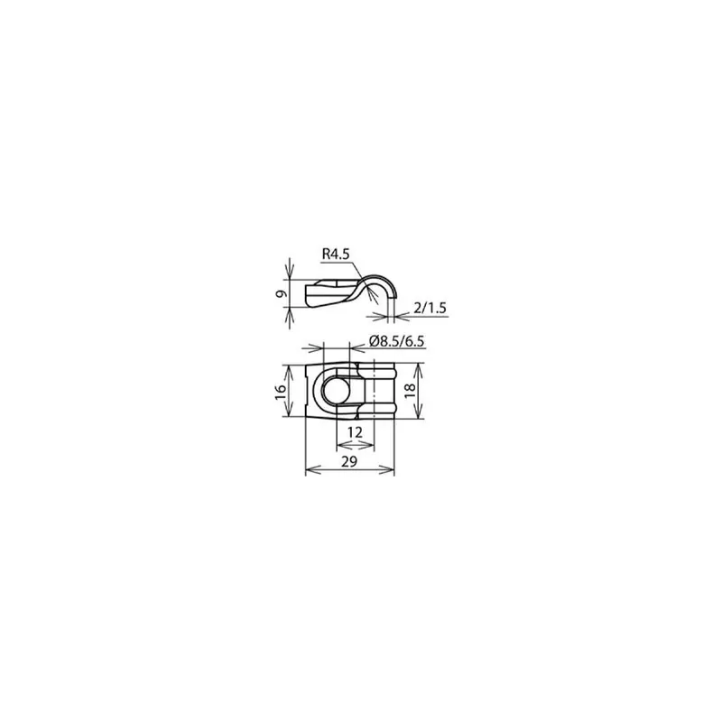 Dehn & Söhne Einschraubenüberleger 202169 NIRO DEHNquick f. RD6-10mm