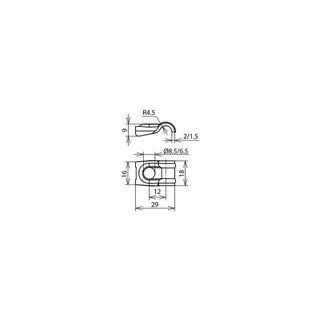 Dehn & Söhne Einschraubenüberleger 202169 NIRO DEHNquick f. RD6-10mm