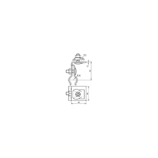 Dehn & Söhne Dachleitungshalter 223010 Niro