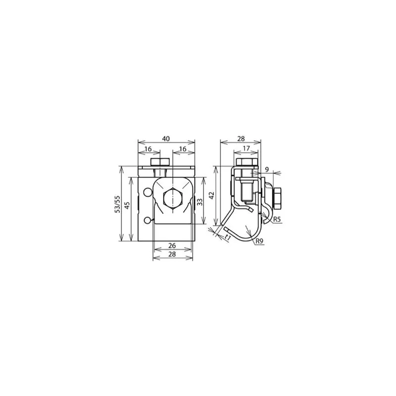 Dehn & Söhne Dachrinnenklemme 339069 NIRO 6-10mm