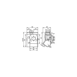 Dehn & Söhne Dachrinnenklemme 339069 NIRO 6-10mm