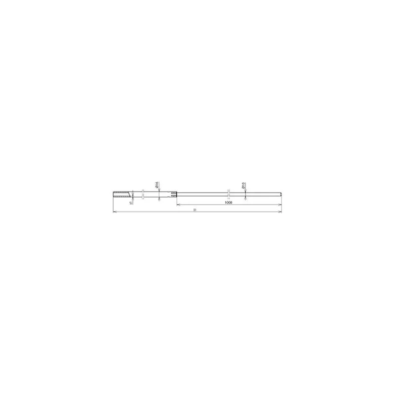Dehn & Söhne Rohr-Fangstange 103430 2500mm