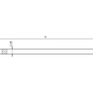 Dehn & Söhne Klemmschiene 563016 Ms/gal Sn 10x10x198mm