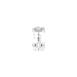 Dehn & Söhne Leitungshalter 286819 NIRO Rd 7-10/Fl 30mm