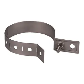 Dehn & Söhne Regenrohrschelle 423029 NIRO 10,5mm 60-150mm