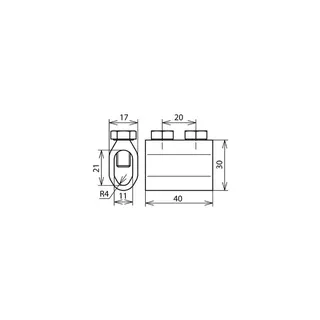Dehn & Söhne Trennmuffe 450101 Al für RD 8/8-10mm