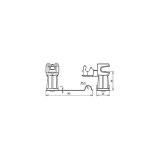 Dehn & Söhne Dachleitungshalter 204229 DEHNsnapH NIRO f. Ziegelfalze