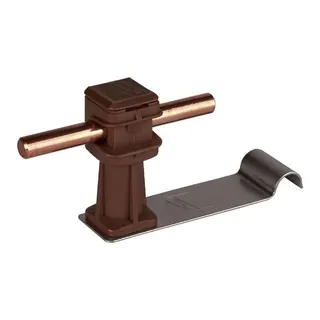 Dehn & Söhne Dachleitungshalter 204239 DEHNsnap NIRO/K-braun