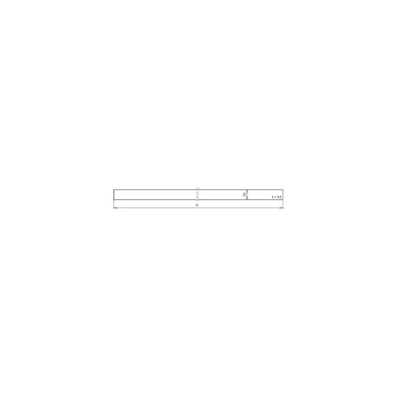 Dehn & Söhne Anschlussfahne 860230 FI 30x3,5mm NIRO (V4A) L: 3000mm