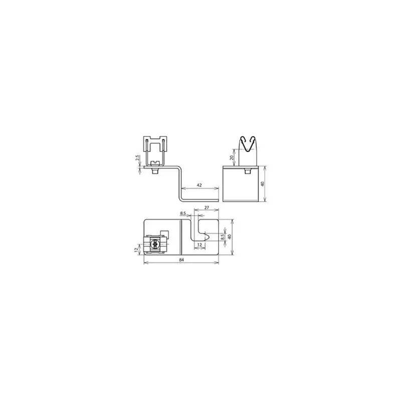 Dehn & Söhne Dachleitungshalter 223021 NIRO