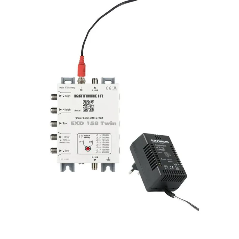 Kathrein Einkabel Multischalter EXD 158 Twin 5-862 und 950-2150 MHz