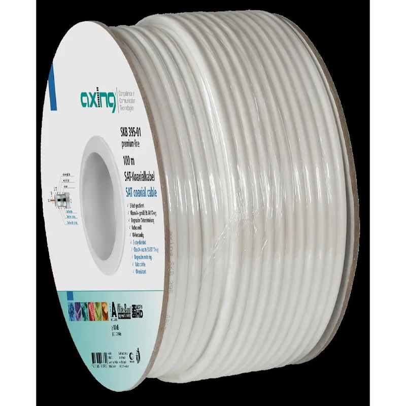 Axing Koaxialkabel SKB 395-01 100m Ring 100dB SKB39501
