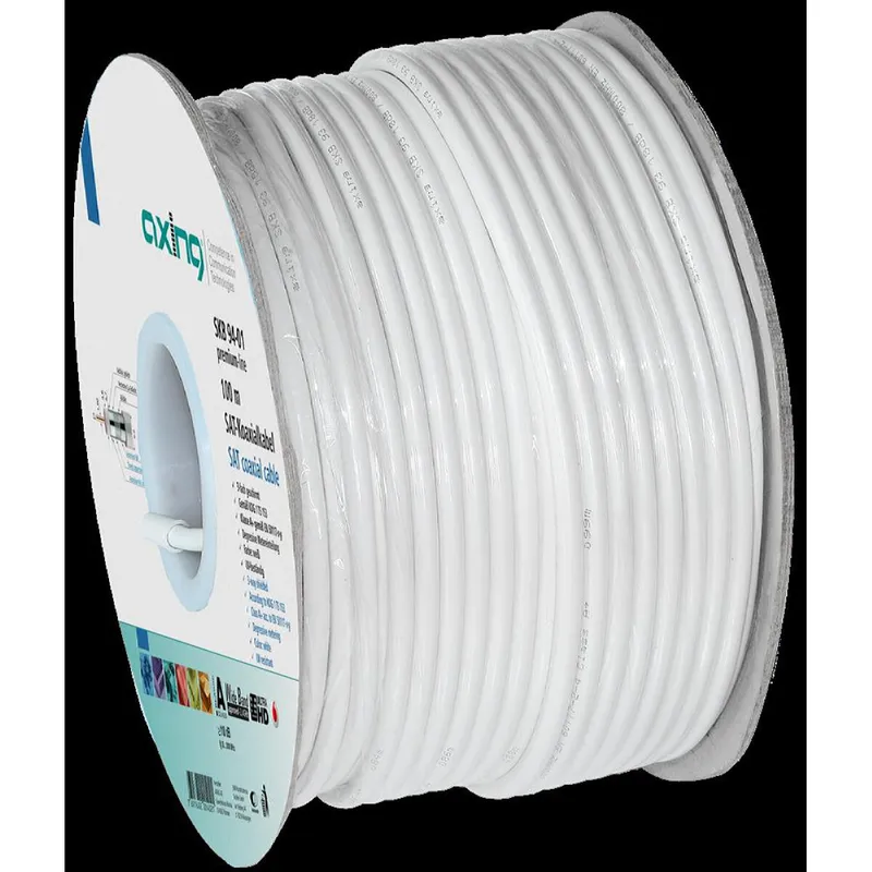 Axing Koaxialkabel geschirmt SKB 94-01 3fach 100m Ring SKB09401