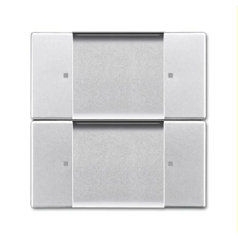 Busch-Jaeger Bedienelement 6736/01-83 2-f.Batterie aluminiumsilber