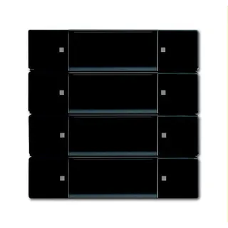 Busch-Jaeger Bedienelement 6737/01-885 4fach Batterie schwarz matt
