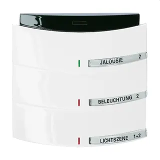Busch-Jaeger Bedienelement 6320/30-24G 3fach studioweiß