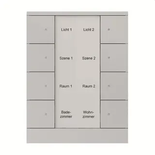 Busch-Jaeger Bedienelement SB/U8.0.11-83 8f.alusilber alusi.