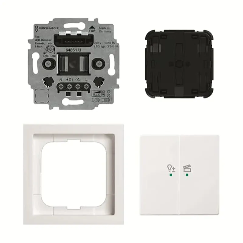 Busch-Jaeger LED-Dimmer, Lichtsteuerung 62851 UJ-84-WL flex WL studioweiß