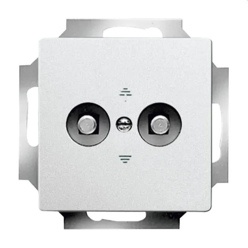 Busch-Jaeger Zentralscheibe 2095 UC-83 aluminiumsilber