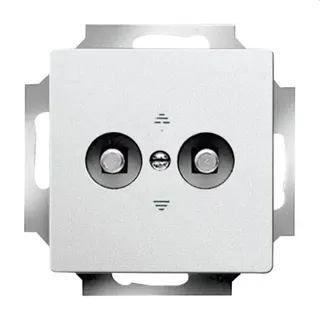Busch-Jaeger Zentralscheibe 2095 UC-83 aluminiumsilber