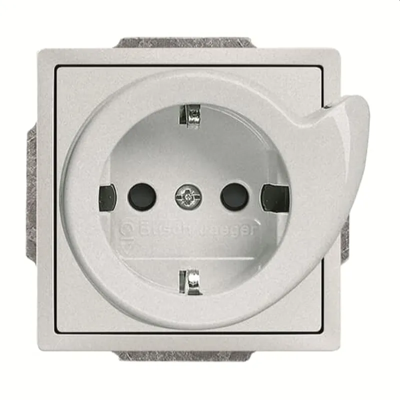 Busch-Jaeger Steckdose 20 EUCBDR-83 aluminiumsilber