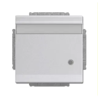 Busch-Jaeger Steckdoseneinsatz 20 EUKNBL-83 aluminiumsilber