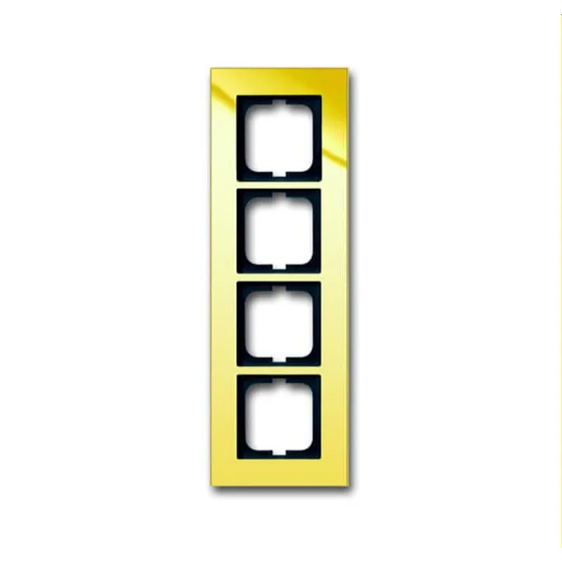 Busch-Jaeger Abdeckrahmen 1724-823-101 4fach gold