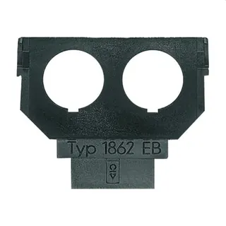 Busch-Jaeger Sockel 1862 EB 2xDioden-Einbaub.