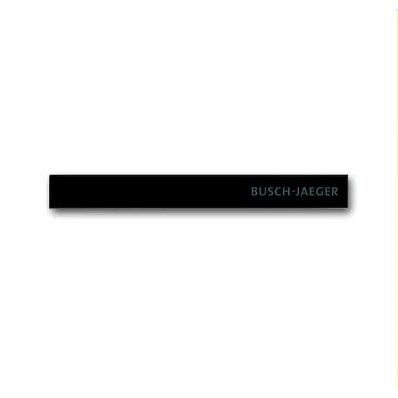 Busch-Jaeger Leiste 6352-825-101 unten Glas schwarz