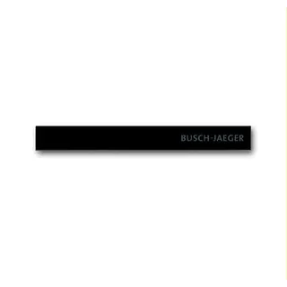 Busch-Jaeger Leiste 6352-825-101 unten Glas schwarz