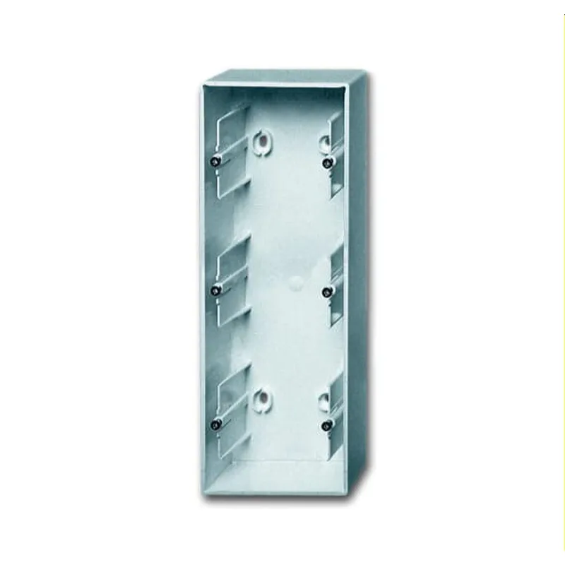 Busch-Jaeger AP-Gehäuse 1703-83 3fach aluminiumsilber