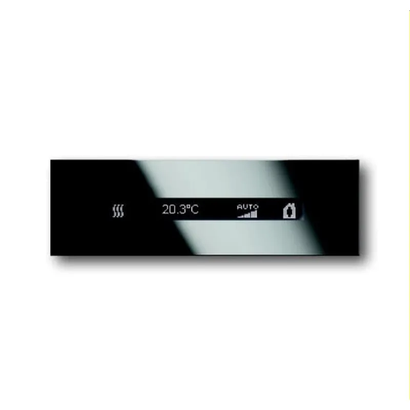 Busch-Jaeger Leiste 6351/08-825 oben Glas schwarz