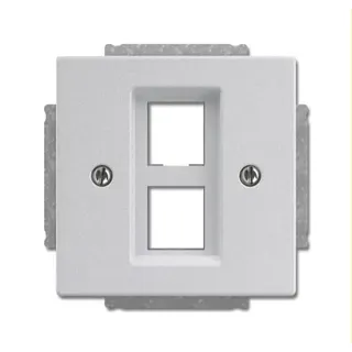 Busch-Jaeger Zentralscheibe 2561-02-83 aluminiumsilber