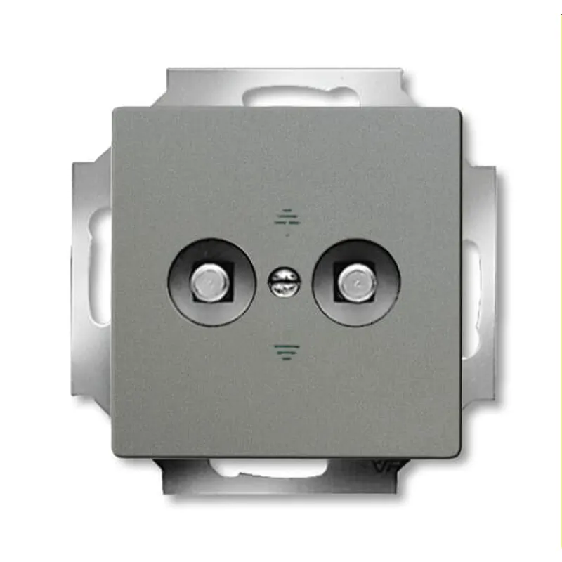 Busch-Jaeger Potentialausgleichstecker 2095 UC-803 2fach graumetallisch