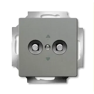 Busch-Jaeger Potentialausgleichstecker 2095 UC-803 2fach graumetallisch