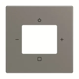 Busch-Jaeger Zentralscheibe 8252-803-101 graumetallisch