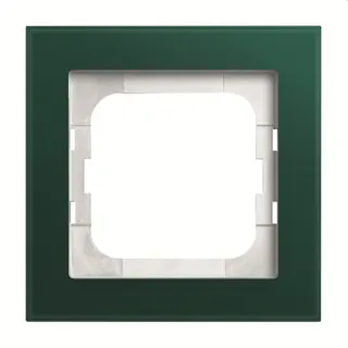 Busch-Jaeger Abdeckrahmen 1721-226 1-fach Glas Avocado