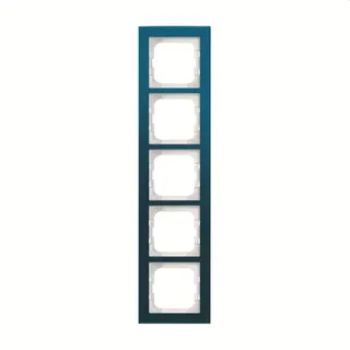 Busch-Jaeger Abdeckrahmen 1725-228 5-fach Glas Ozean