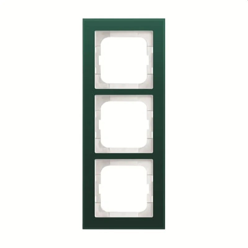 Busch-Jaeger Abdeckrahmen 1723-226 3-fach Glas Avocado