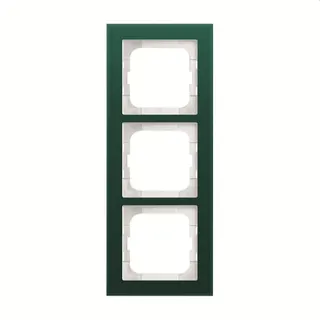 Busch-Jaeger Abdeckrahmen 1723-226 3-fach Glas Avocado