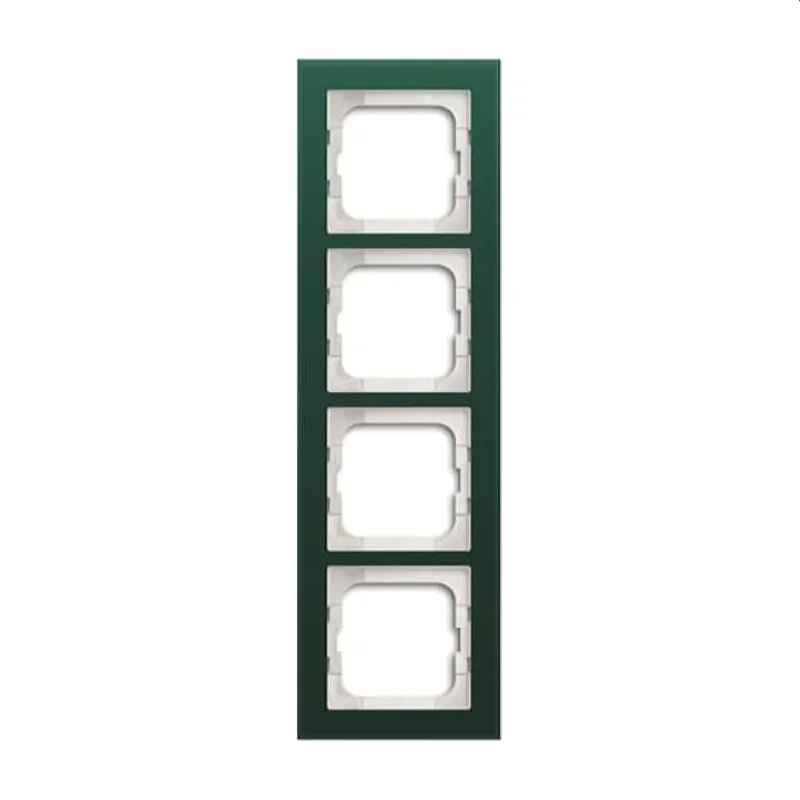 Busch-Jaeger Abdeckrahmen 1724-226 4-fach Glas Avocado