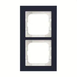 Busch-Jaeger Abdeckrahmen 1722-223 2-fach Glas Purpur