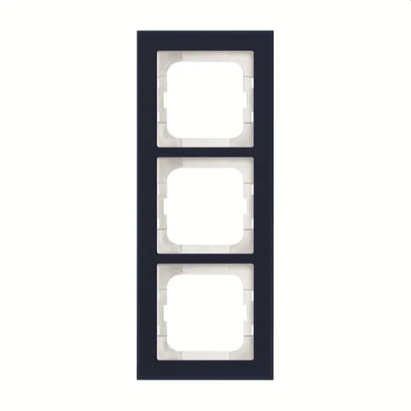 Busch-Jaeger Abdeckrahmen 1723-223 3-fach Glas Purpur
